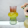 Warm Color Gradient Striped Glass Vases YD-CGV-030
