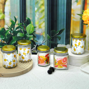 Hexagon Glass Storage Jar YD-STJ-028