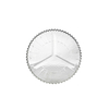 Lace Relief Pattern Glass Plate YD-GLSP-011