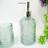 Green Striped Bathroom Scrubber Container YD-BC-003