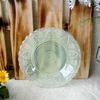Green Embossed Dinner Plate YD-PTE-011