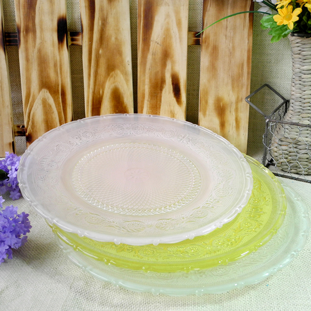 Candy Colors Glass Plate YD-GLSP-014