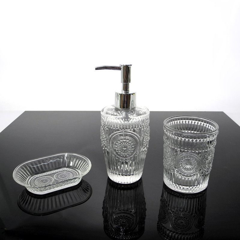 Embossed Bathroom Toiletries Container YD-BC-004