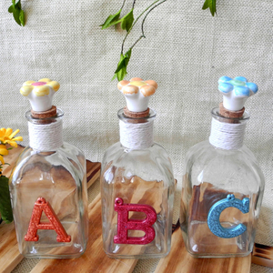 Letter Glass Bottle YD-BOT-016