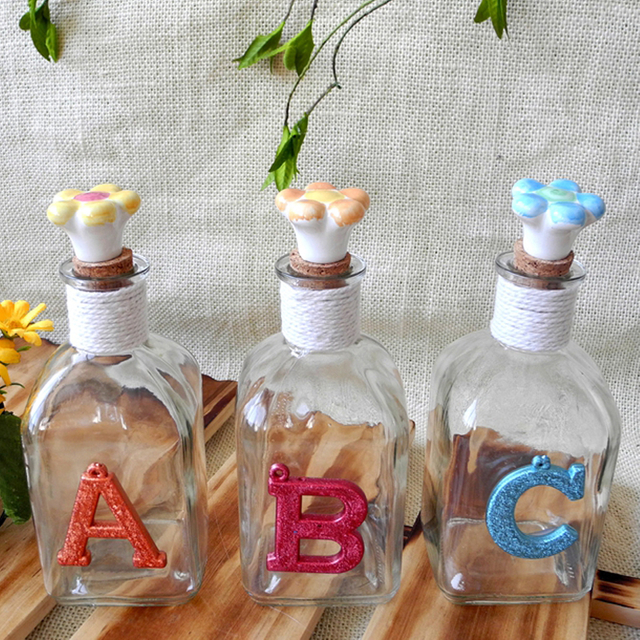 Letter Glass Bottle YD-BOT-016