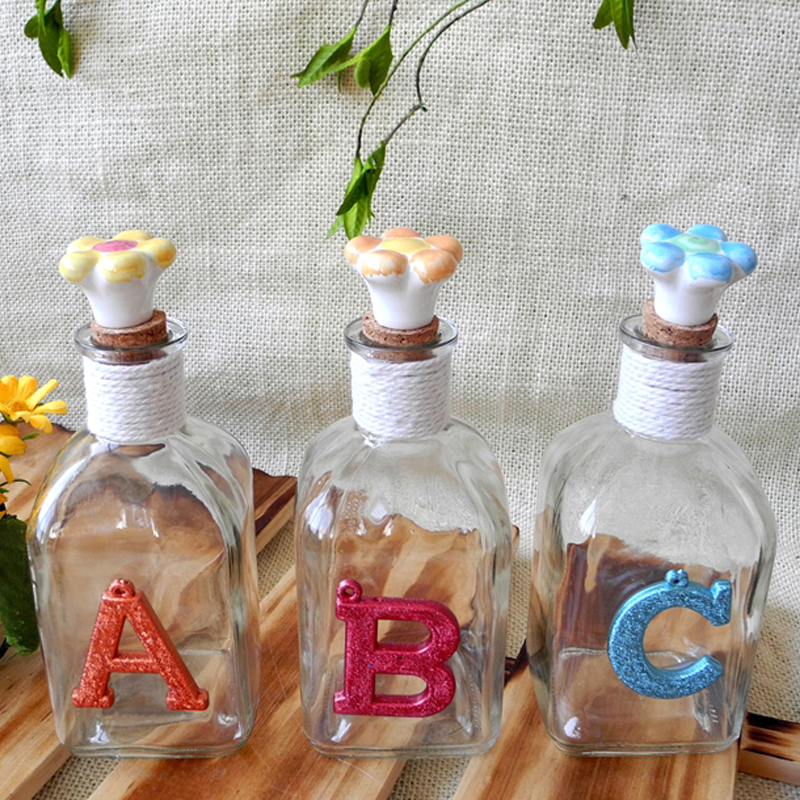 Letter Glass Bottle YD-BOT-016