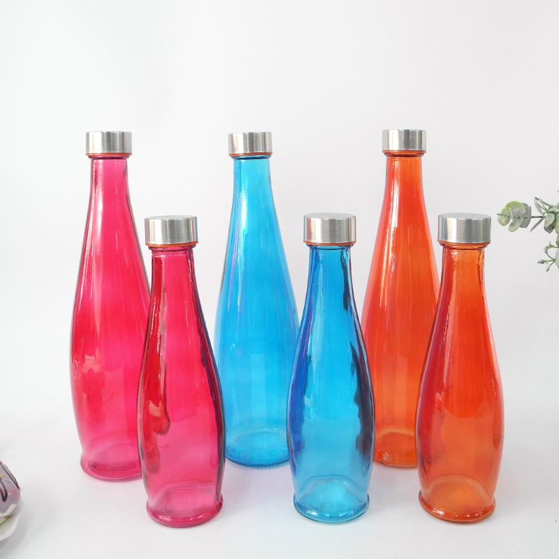 Stripe Glass Clip Bottle YD-CBT-008