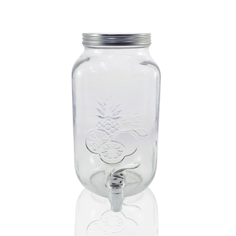 Fruit Relief Pattern Glass Jug YD-JUG-005