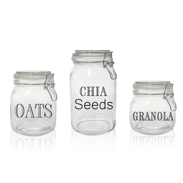 Sticker Buckle Storage Jar YD-STJ-009