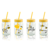 Sticker Pattern Straw Cup YD-CUP-003