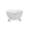 Polka Dot Pattern Glass Bowl with Support YD-BOW-010