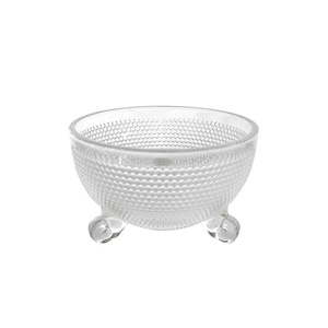 Polka Dot Pattern Glass Bowl with Support YD-BOW-010