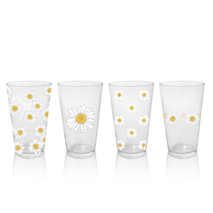 Sticker Pattern Glass Cup YD-CUP-005