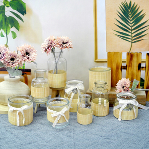 Lace Decorated Glass Vases YD-ACC-025