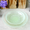 Green Glass Plate Combination Plate YD-GLSP-013