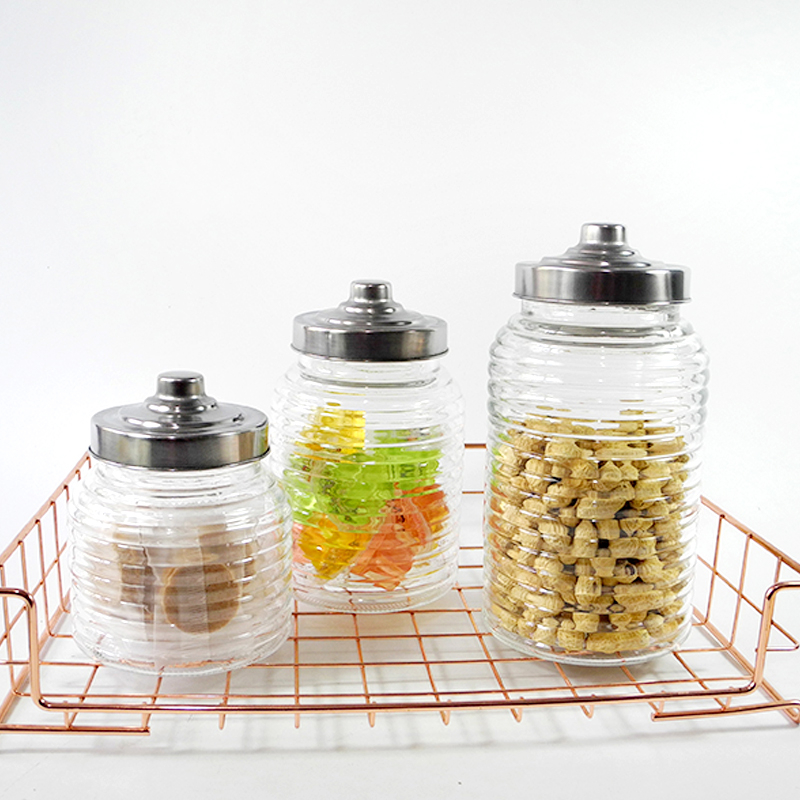 Cylinder Glass Storage Jar YD-STJ-015