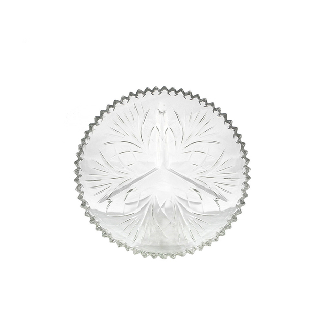 Lace Glass Plate YD-GLSP-010