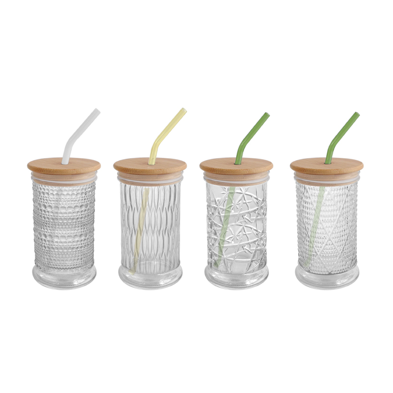 Embossed Pattern Straw Cup YD-CUP-006