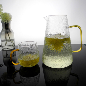 Hammered Embossed Cup And Pot Set YD-CUP-047
