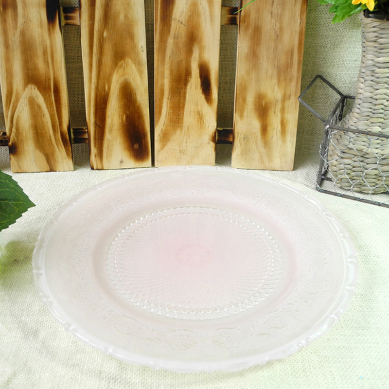 Candy Colors Glass Plate YD-GLSP-014
