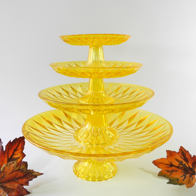 Yellow Tiered Dinner Plate YD-PTE-001