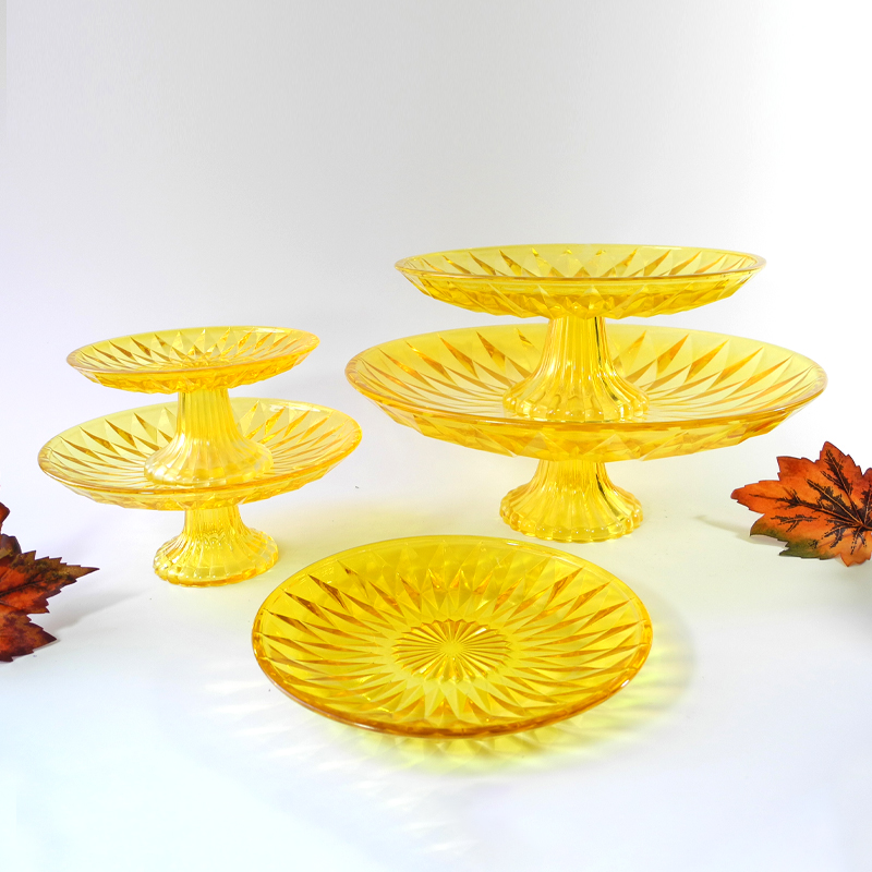 Yellow Tiered Dinner Plate YD-PTE-001