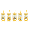 Sticker Pattern Straw Cup YD-CUP-003
