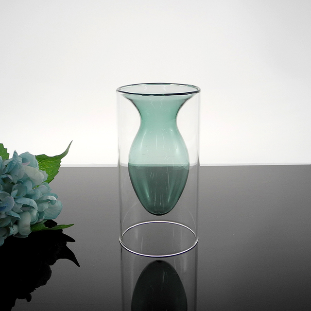 Green Lampwork Glass Vase YD-LGV-012