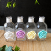 Flower Square Glass Bottle YD-BOT-012