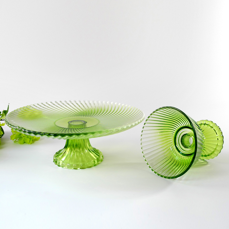 Green Tiered Dinner Plate YD-PTE-004