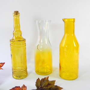 Yellow Glass Bottle YD-BOT-003