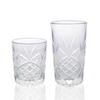 Relief Pattern Combination Glass Cup YD-CUP-013