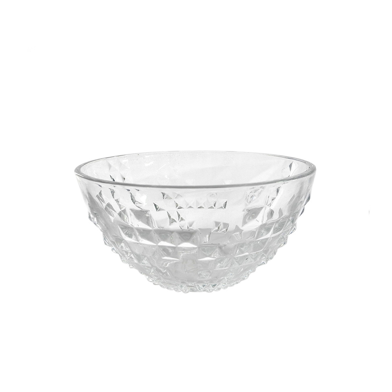 Raised Transparent Glass Bowl YD-BOW-008