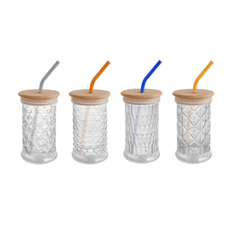 Embossed Pattern Straw Cup YD-CUP-006