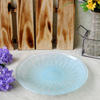 Blue Embossed Dinner Plate YD-PTE-010