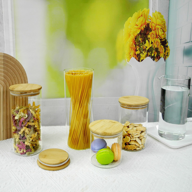 Cylindrical High Borosilicate Storage Jar YD-STJ-022