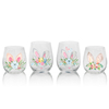 Decal Pattern Glass Cup YD-CUP-008
