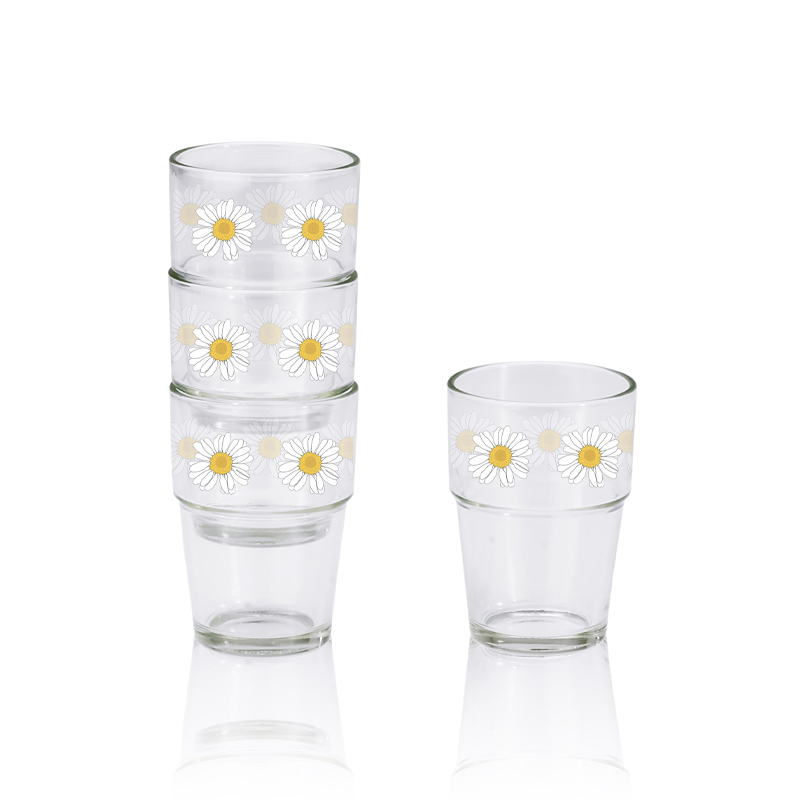 Bamboo Knot Glass Cup YD-CUP-009