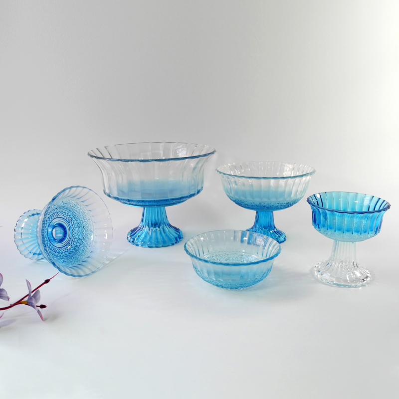 Blue Tiered Dinner Plate YD-PTE-003