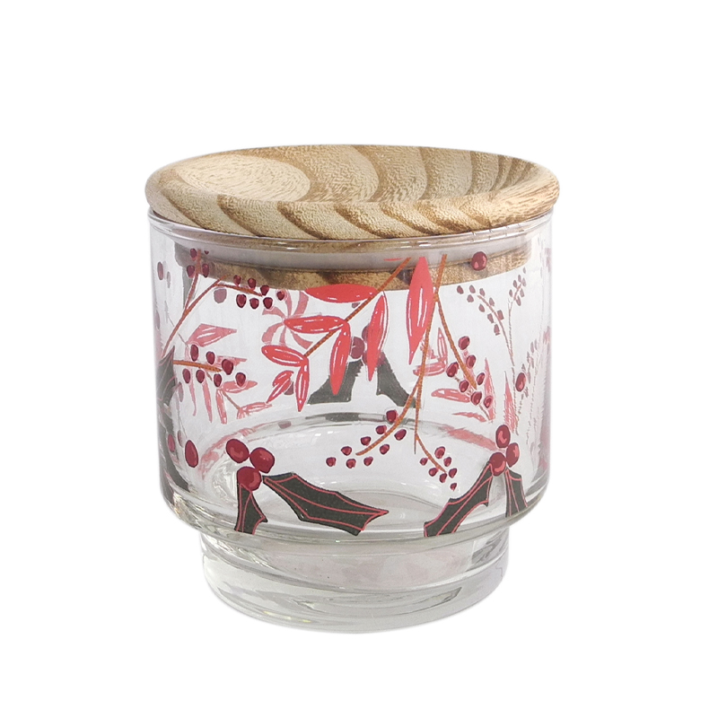 Sticker Glass Storage Jar YD-STJ-012