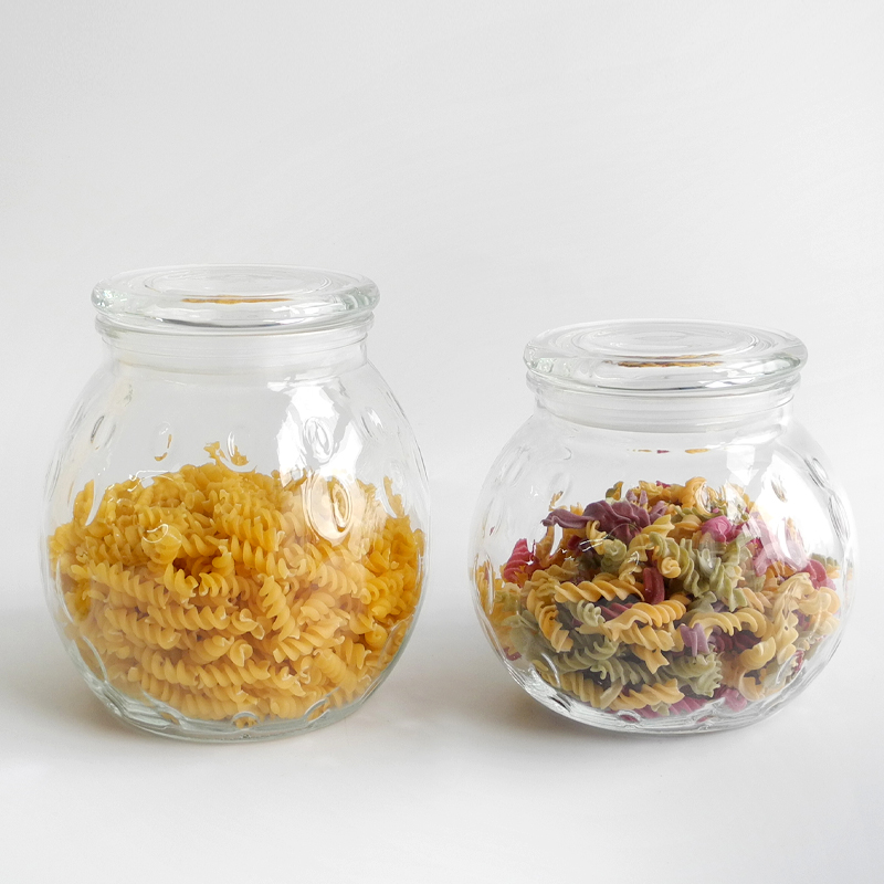Transparent Dots Storage Jar YD-STJ-007