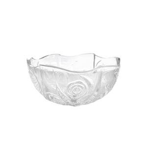 Flower Relief Pattern Glass Bowl YD-BOW-006