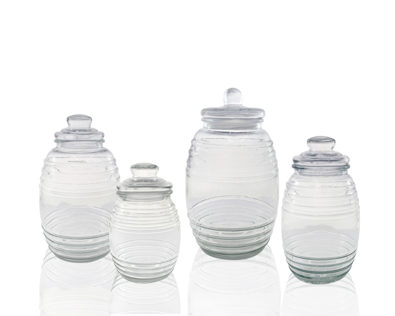 Honey Shape Glass Storage Jar YD-STJ-030