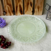 Green Embossed Dinner Plate YD-PTE-011