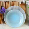 Green Glass Plate Combination Plate YD-GLSP-013