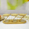 Salt And Pepper Glass Bottle With Spoon YD-SPB-008