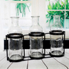 Glass Bottle With Iron Frame YD-BOT-020