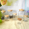 Wooden Cover Glass Storage Jar YD-STJ-005