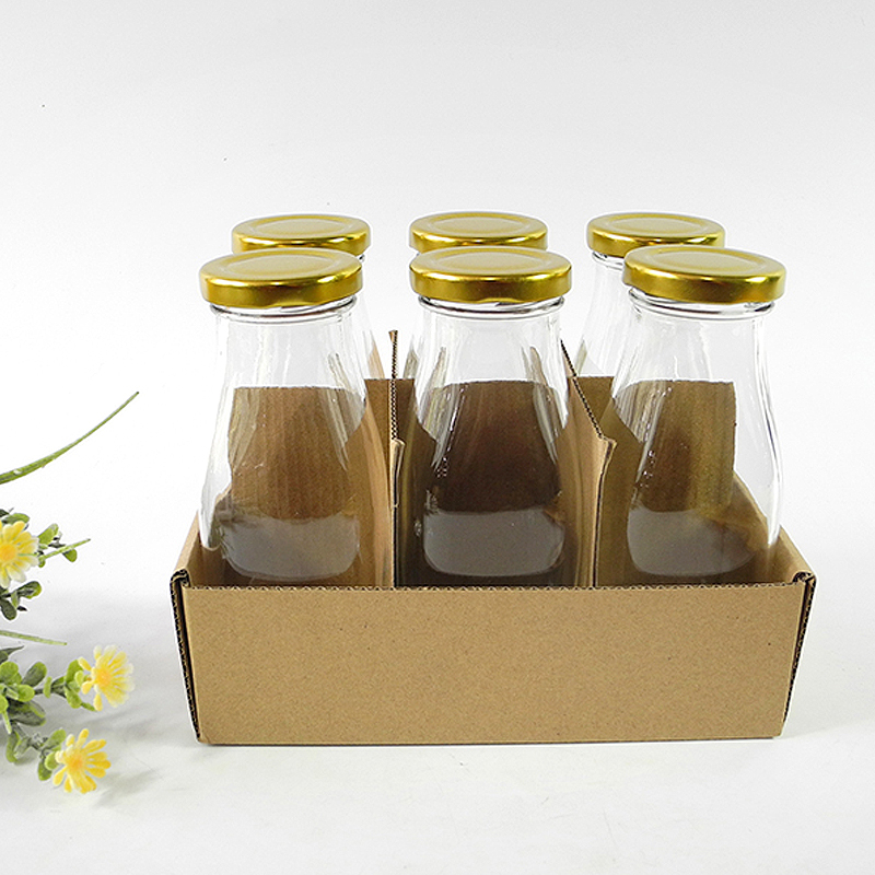 Clear Glass Milk Storage Jar YD-STJ-004