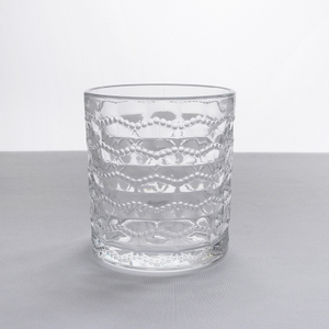 Wave Relief Pattern Glass Cup YD-CUP-018